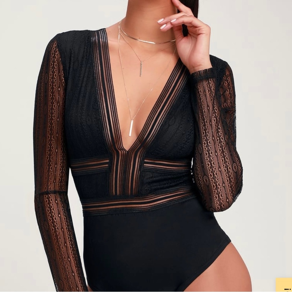 Sheer Lace Bodysuit
